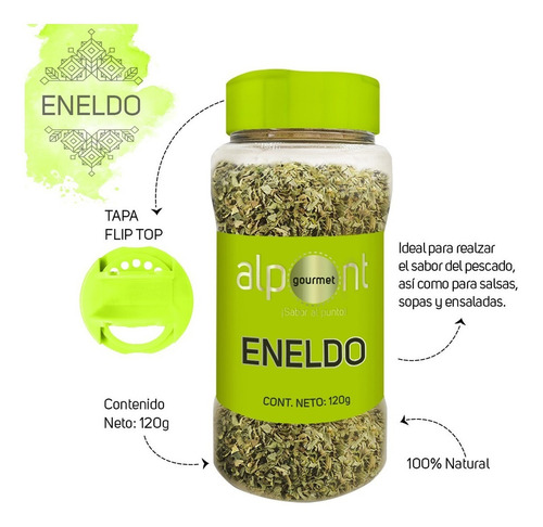 Alpont Eneldo 120 Gramos 2 Piezas