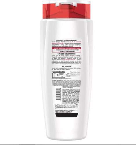 Shampoo Reparación Total 5 680ml Elvive Repara Fortalece Y Protege