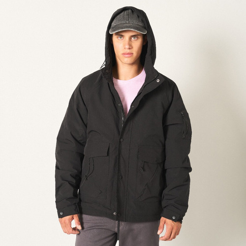 Campera De Abrigo Parka Hombre Metron Chelsea Laundry Jeans Negro L Lisa