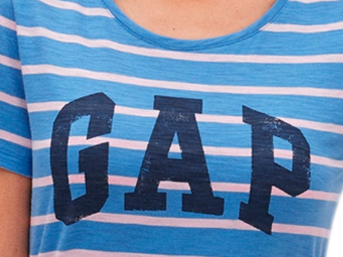 Imagem 3 de 8 de Camiseta Gap Feminina Original Classic Logo Graphic Eua Imp.