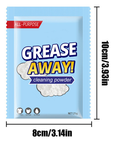 Kit Limpiador De Grasa De Cocina Multiusos N 0012 Para Elimi