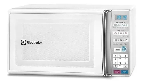 Micro-ondas de Bancada Electrolux Branco 27L com 55 receitas pré-...