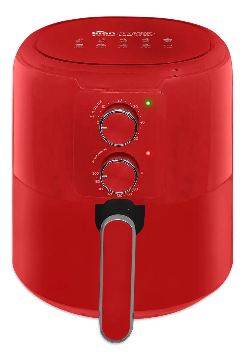 Fritadeira Air Fryer 4,2l Vermelha 1650w - AF-103 Kian Cor Vermelho