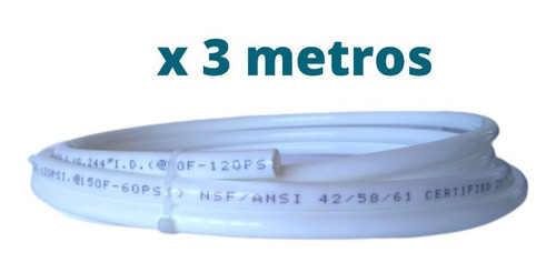 Manguera Atoxica 3/8 X 3 Metros  Purficador Bm Filtro Agua