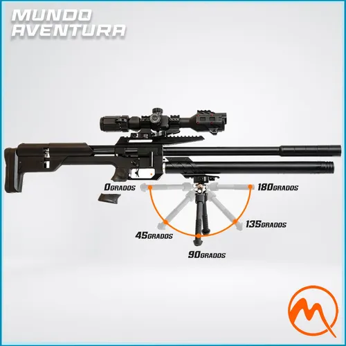 Bípode Táctico Discovery V8 Para Rifles Pcp Riel Picatinny