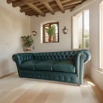 Comprar Sillón Sofá Chesterfield Classic 3cps Eco Cuero Talampaya 