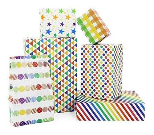 Papel De Seda De Color Arcoíris Para Bolsas De Regalo, 60 Ho