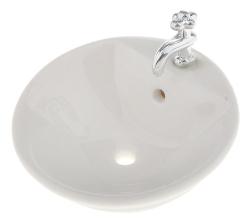 Paquete De 2 Lavabos 1:12 Para Accesorios De Muebles De Casa