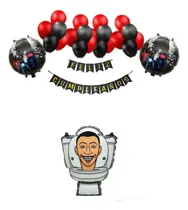 Comprar Set De 24 Art. Globos De  Toilet Man - Skibidi Toilet