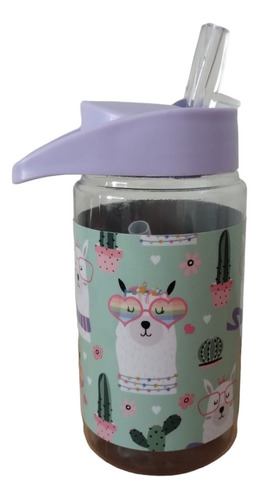 Botella Infantil Para El Jardin/colegio Con Pico 