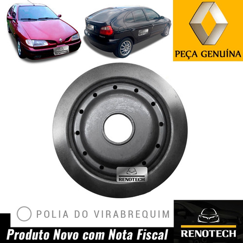 Polia Do Virabrequim Megane I 1.6 16v K4m 99 A 05 8200392683