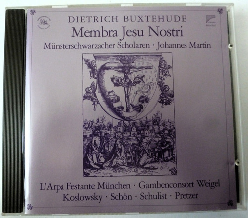 Cd Buxtehude Membra Jesu Nostri L' Arpa Festante Munich  (j)