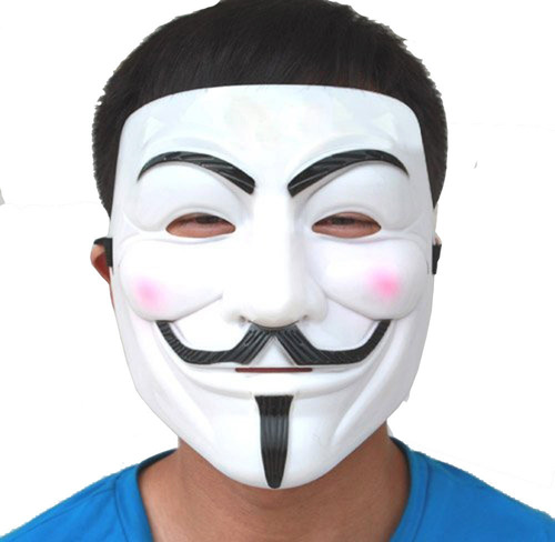 Mascara Anonymous Anonymus V De Vendetta Halloween Importada