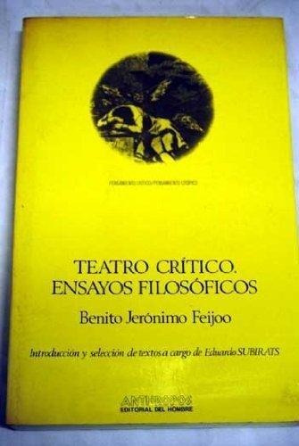 Teatro Crítico - Ensayos Filosóficos, Feijoo, Anthropos