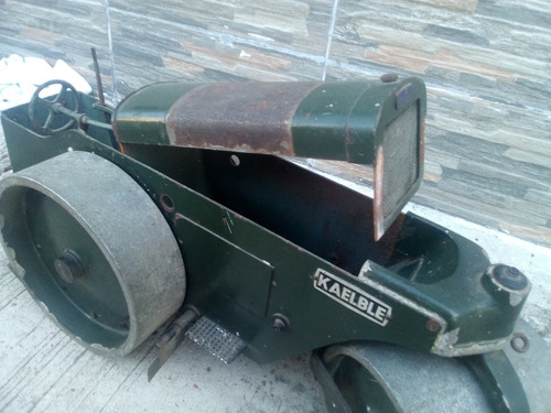 Antiguo Tractor Apisonador De 3 Ruedas Kaelble Rareza Unico