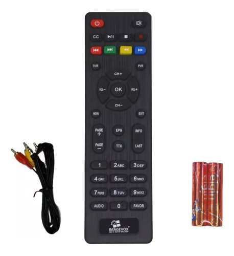 Aparelho Conversor Digital Para Tv Com Função Gravador Preto