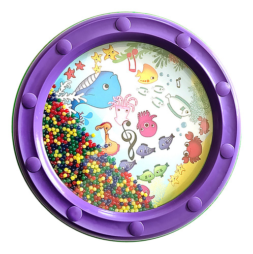 Sea Sound Drum Bead Ocean Plastic Educational Gentle Ocean