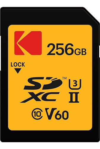 Kodak - Tarjeta De Memoria Sdxc (256 Gb, Uhs-ii U3 V60 Ultr.