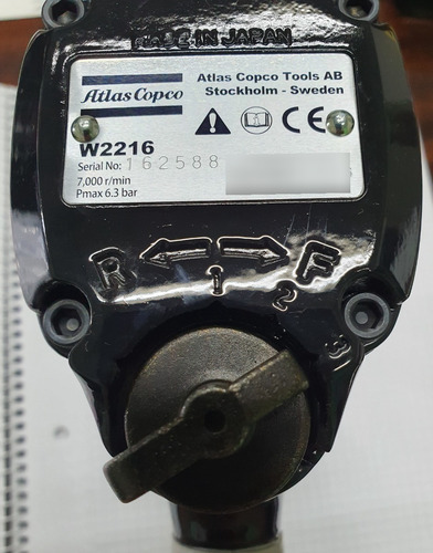 Llave Pistola Impacto Neumatica Atlas Copco 1/2 Pro W2216