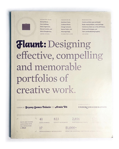 Flaunt Designing Memorable Portfolios Libro Inglés Diseño