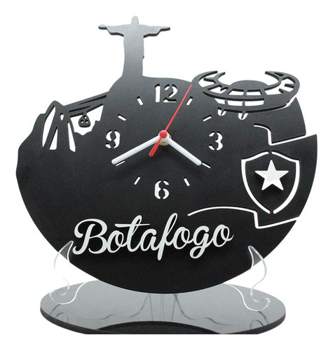Relógio De Parede Decorativo - Botafogo 3d