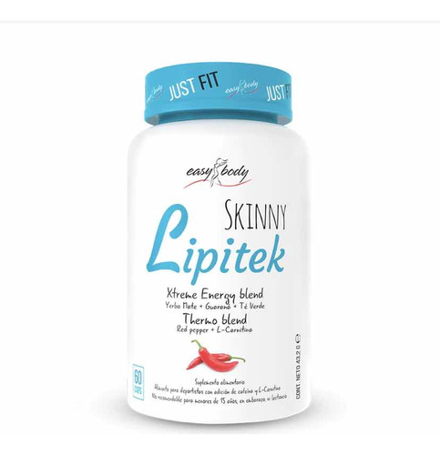 Quemador De Grasa Skinny Lipitek 60 Cápsulas