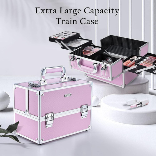 Frenessa Estuche Tren Maquillaje Estuche Cosmético Portát...