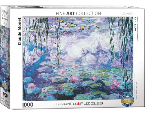 Eurographics Nenúfares De Claude Monet Puzzle De 1000 Piezas