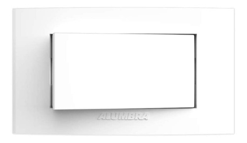 Conjunto Interruptor Simples Branca Móvel Pro 85077 Alumbra Cor Branco