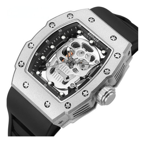 Reloj Baogela Silicone Skeleton Luminous Quartz