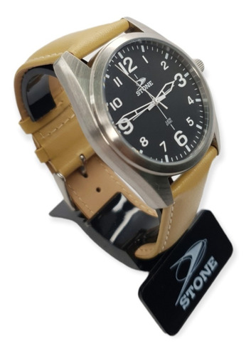 Reloj Analógico Stone Hombre St1031 Marrón Claro