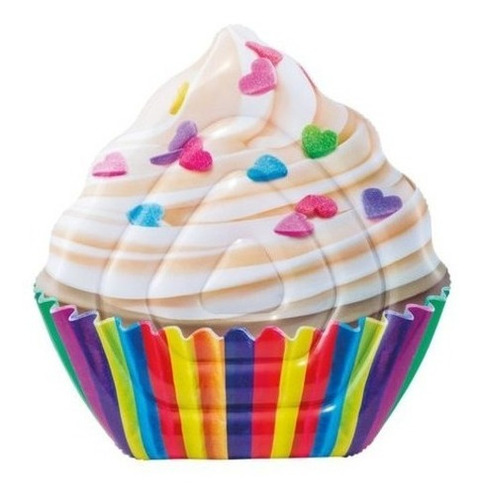 Inflable Para Alberca Cup Cake Flotador Quequito 142x135cm