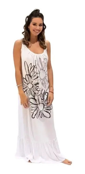 Vestido largo bohemio hippie blanco - Vestido Bohemio