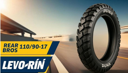 Pneu Traseiro Bros 110/90-17 Levorin Trail Duna 2 S/ Câmara