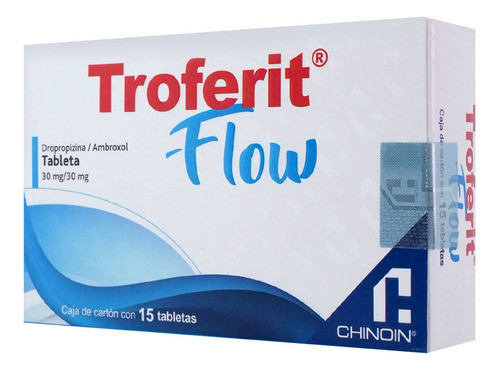 Troferit-flow Tableta 30/30 Mg, 15 Tabletas