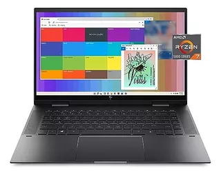 Hp Envy X360 Pantalla Táctil Convertible 2 En 1 Fhd De 15.6