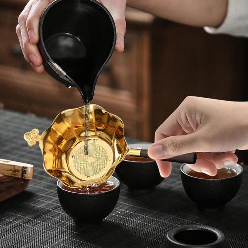 Colador De Té Con Mango De Madera, Infusor De Té Para Uso Do