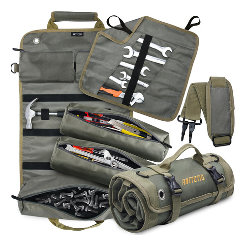 Bolsa Enrollable De Herramientas Resistente 6 En 1 Para Homb