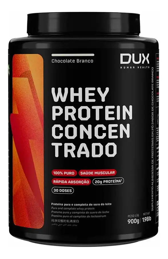 Whey Protein Concentrado 900g Dux Nutrition