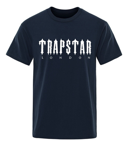 Nm G Playera Estampada Con Letras De Trapstar London