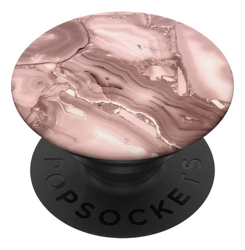 Pop Socket Marble Rose Gold Diseño Marmol Rosa Claro  Para