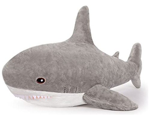 Morismos Shark Pillow Giant Stuffed Shark, Baby Shark Plush