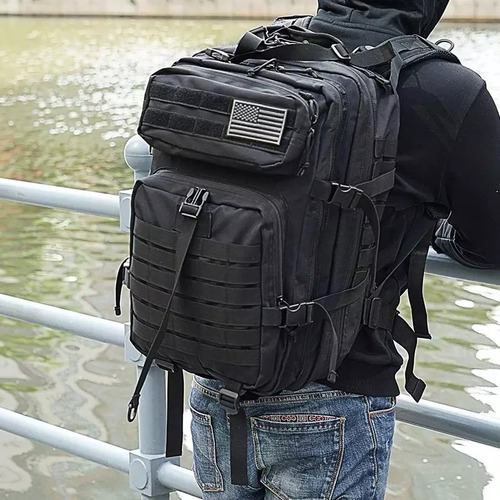 Mochila Táctica 50 Litros De Capacidad Con Sistema Molle