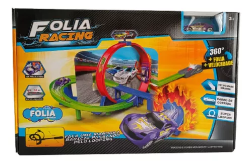 Brinquedo Infantil Pista Lançador de Carrinhos Hot Wheels -Loja