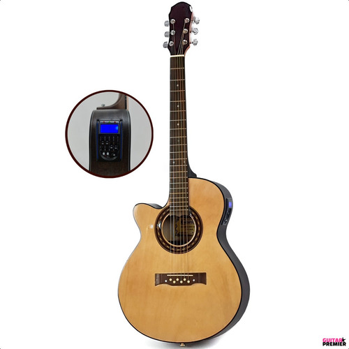 Guitarra Acustica Zurdo Pickguard Cenefa Premium Garantia