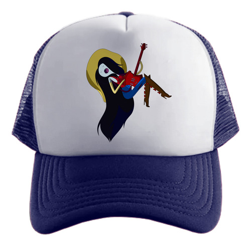 Hora De Aventura Merceline Gorra Friki Tu Eres Azul Oscuro Talle Único Regulable Hora De Aventura Merceline