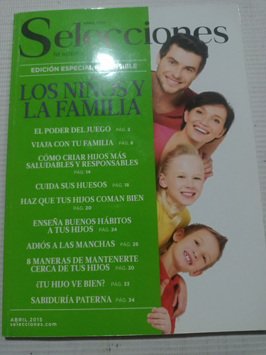 Revista Selecciones Readers Digest Abril 2015