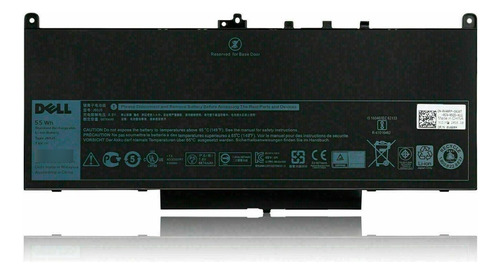 Batería Para Notebook Dell J60j5 E7270 E7470 R1v85 Mc34y Batería Negro