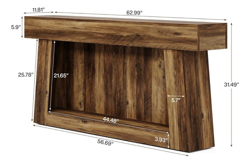 Mesa De Consola De 63 Pulgadas Mesa De Entrada