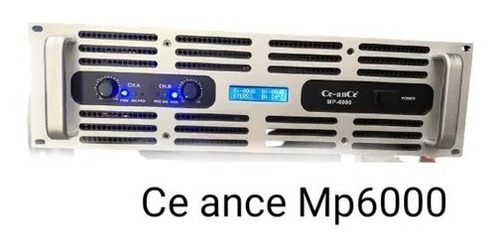 Amplificador Digital 6000w Marca: Ce-ance Mp-6000 